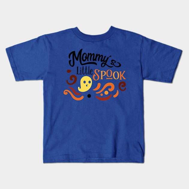 Halloween Mommy's little spook Kids T-Shirt by holidaystore